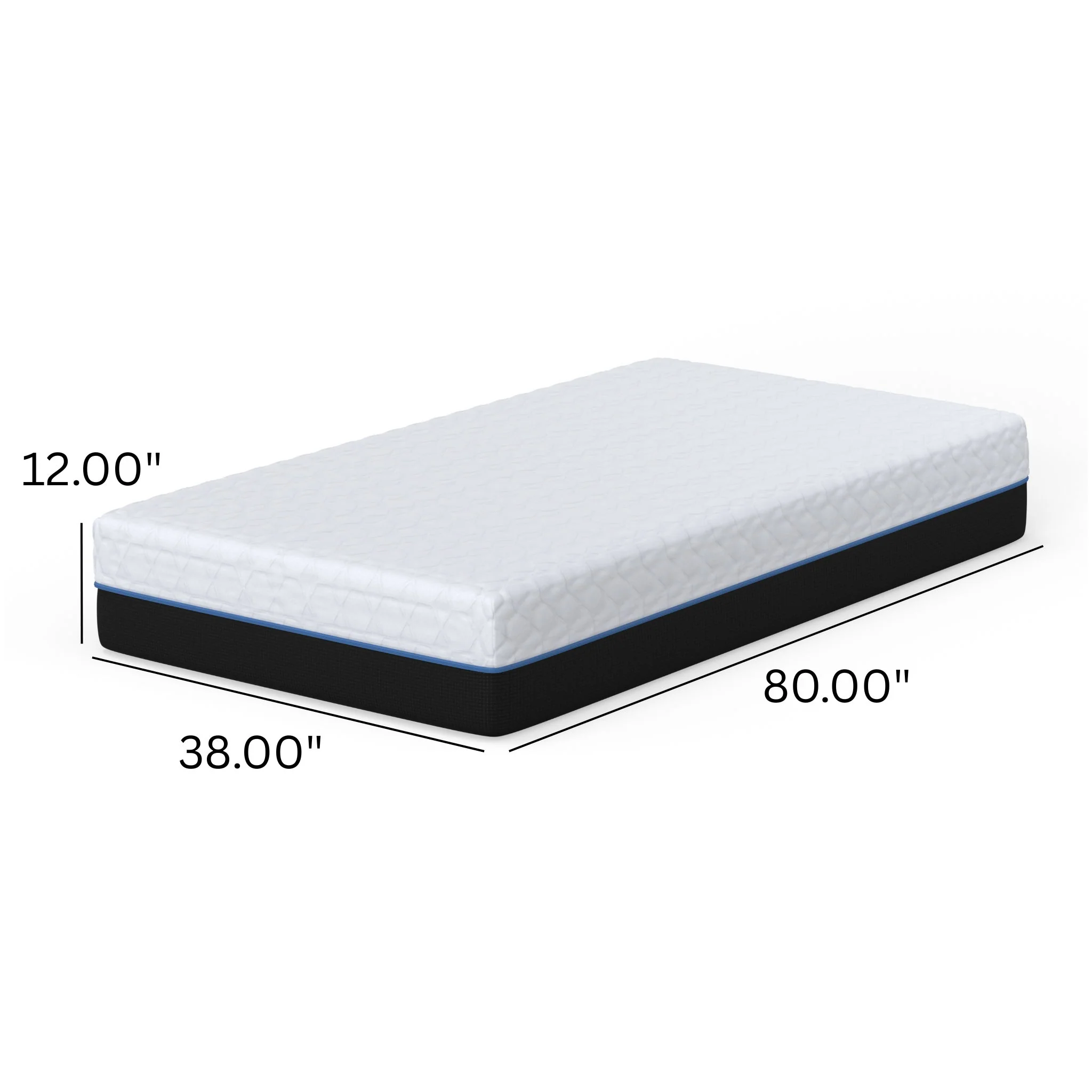 Copper Lux - 12" Soft Memory Foam Mattress With Phase Change Cooling Fabric - Image 6