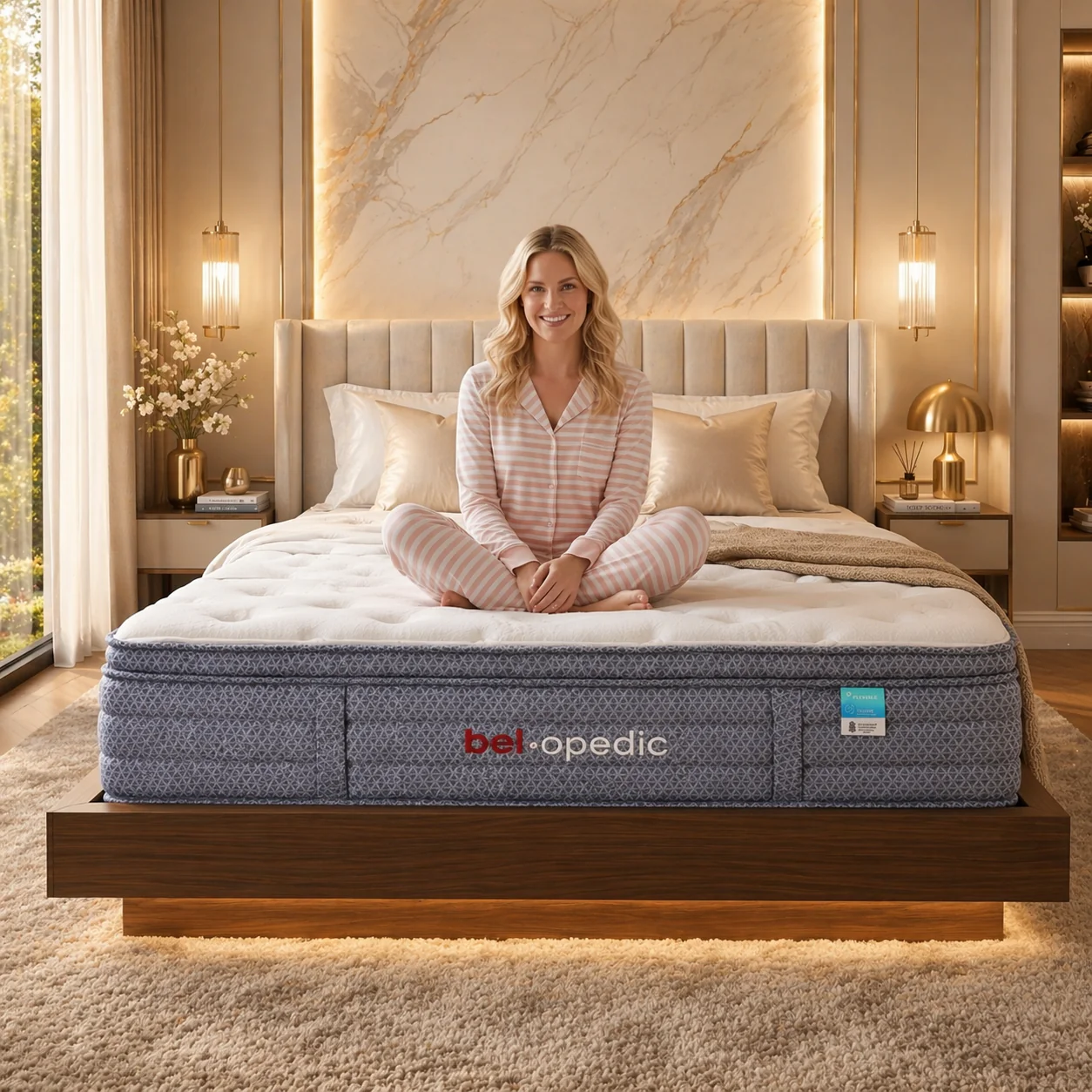 Amberlie Euro Top 13" Firm Pocket Coil Mattress - Image 10