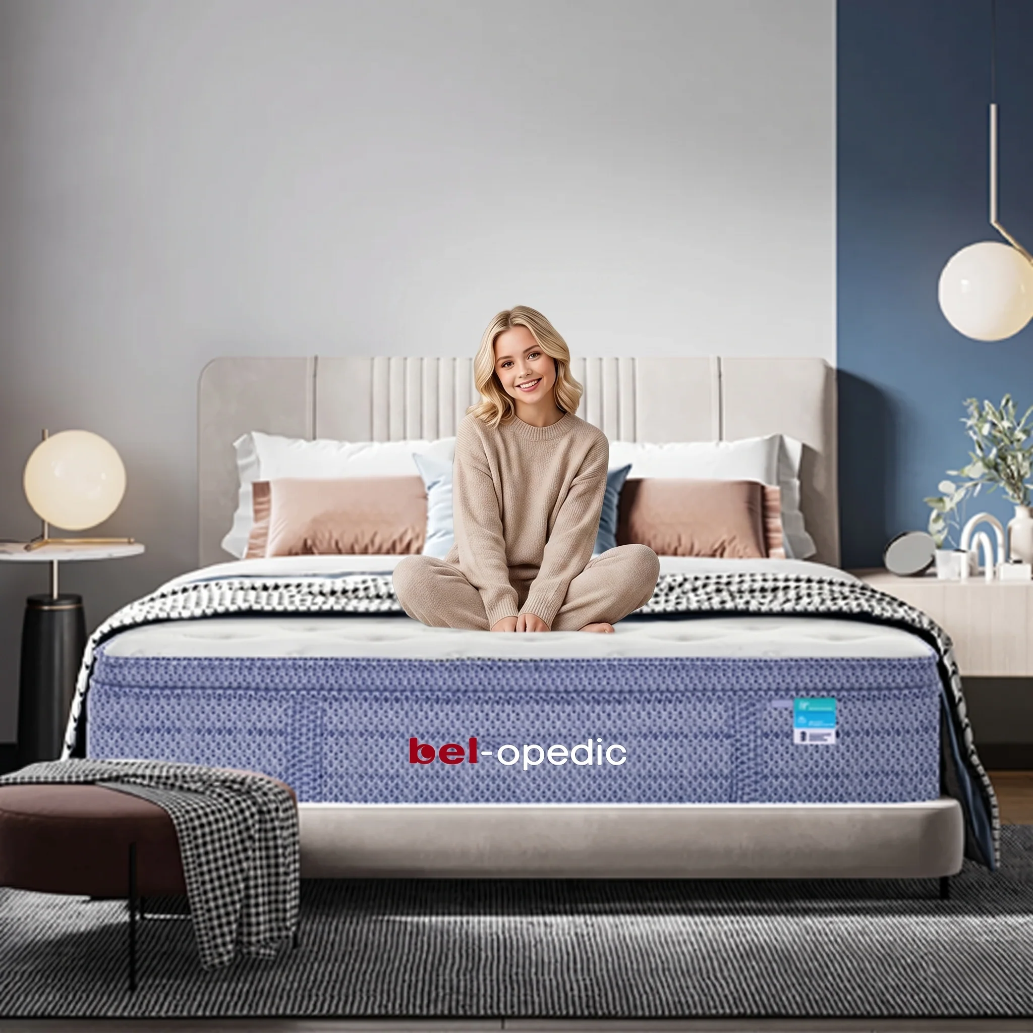 Amberlie Euro Top 13" Firm Pocket Coil Mattress - Image 11