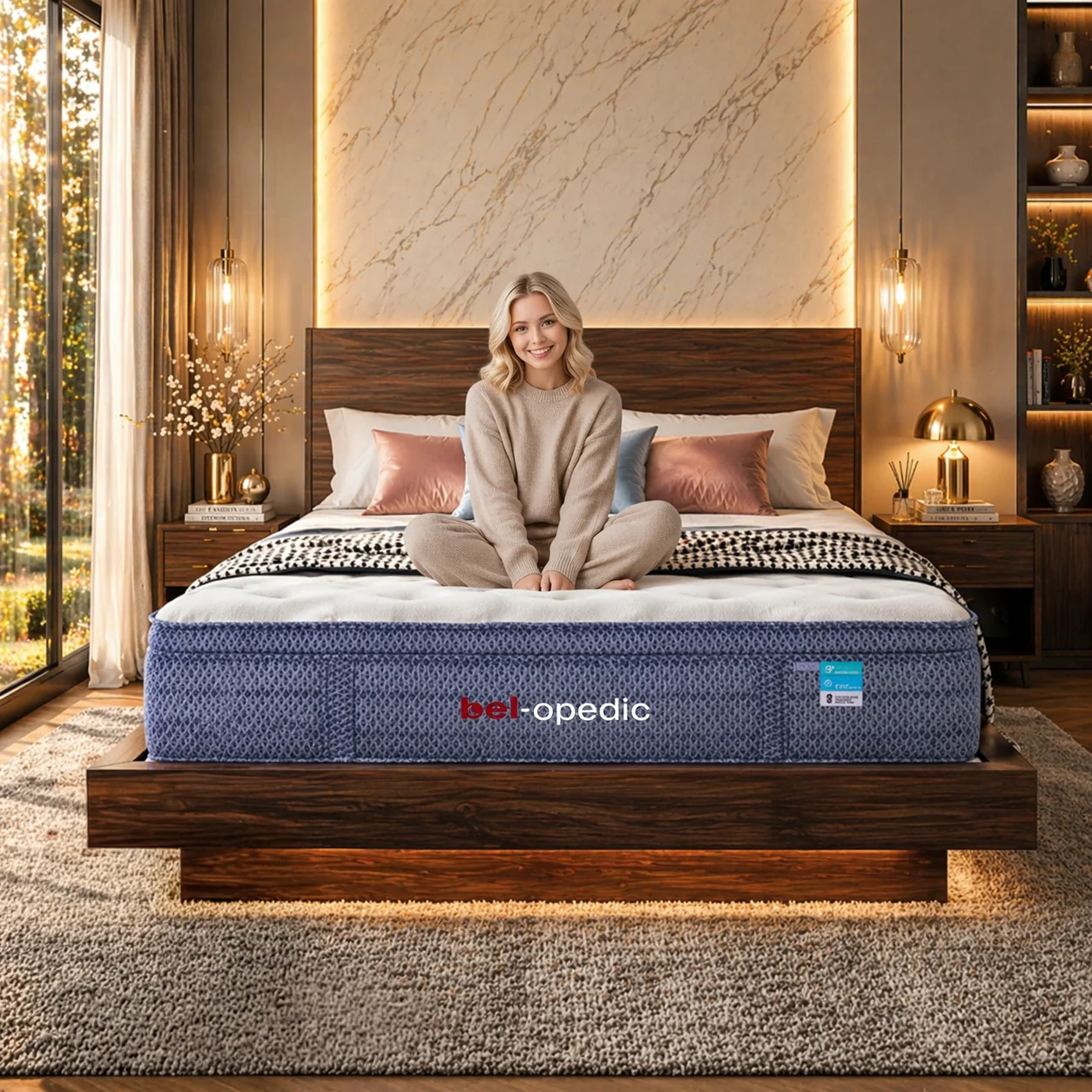 Amberlie Euro Top 13" Firm Pocket Coil Mattress - Image 12