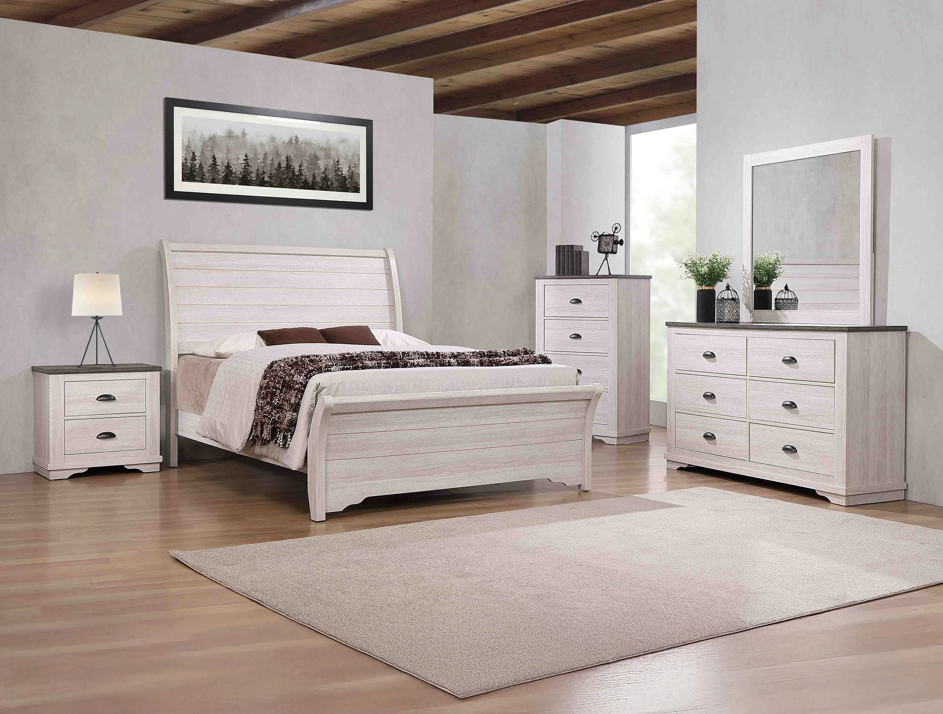 Coralee Dresser Chalk/Grey