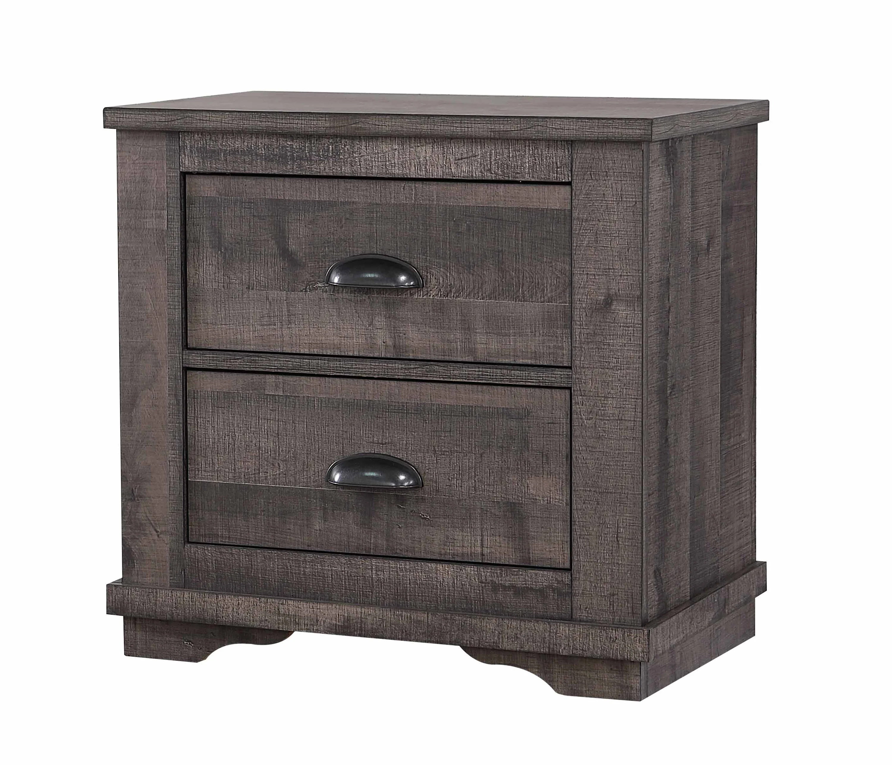 Coralee Night Stand Grey - Image 4
