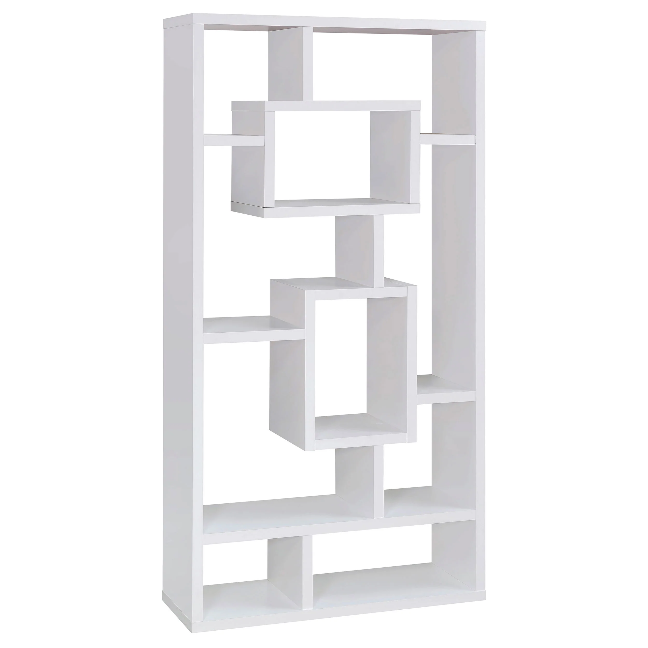 Corey 71-inch 8-shelf Bookshelf White - Image 6