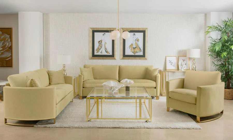 Corliss - Upholstered Arched Arm Loveseat - Image 24
