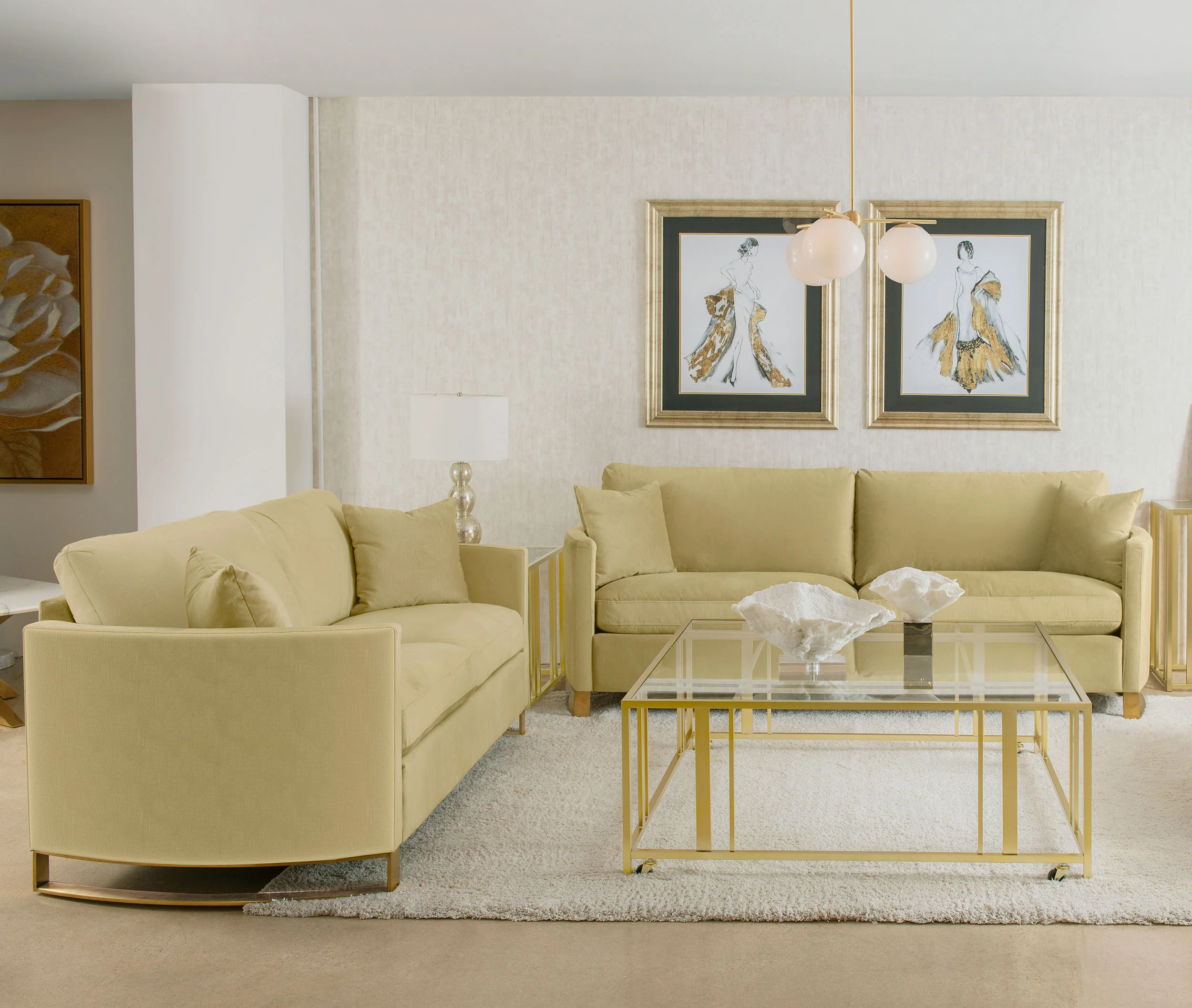 Corliss - Upholstered Arched Arm Sofa Set - Image 55