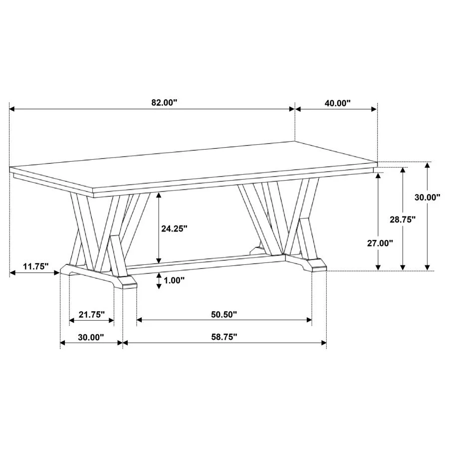 Cornelia - Rectangular Dining Table - Coastal Gray - Image 7