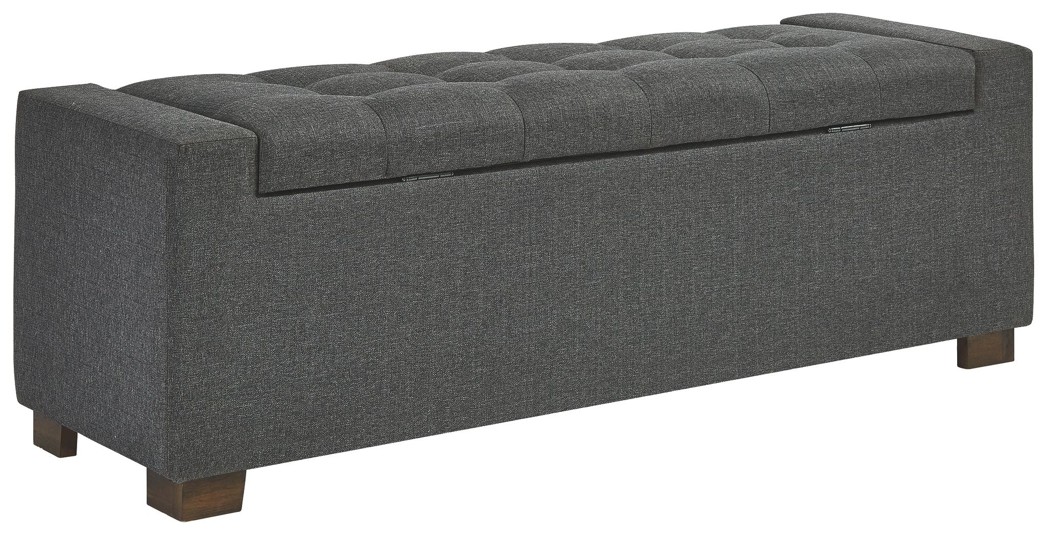 Cortwell - Storage Bench - Gray - Image 3