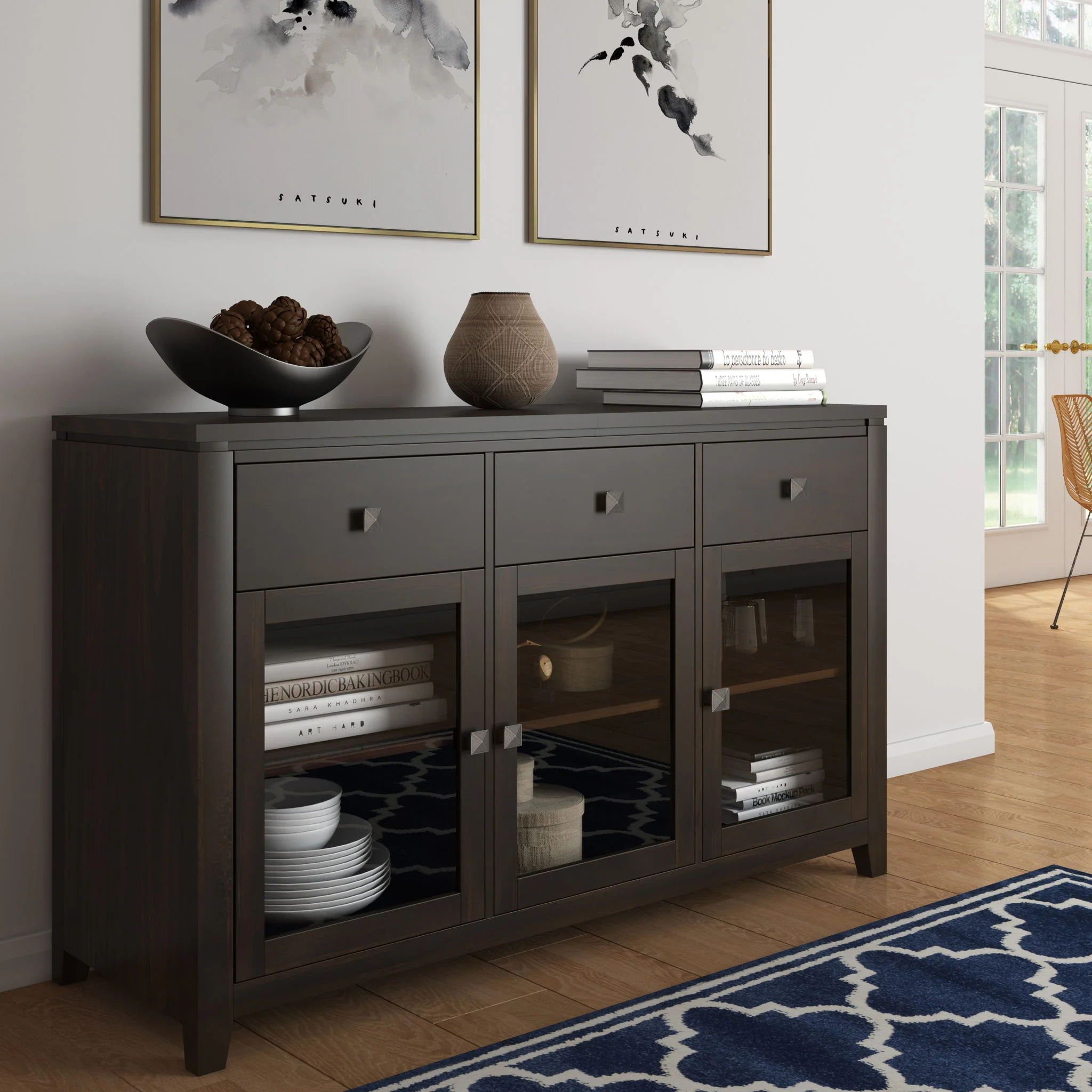 Cosmopolitan - Handcrafted Sideboard Buffet - Image 15