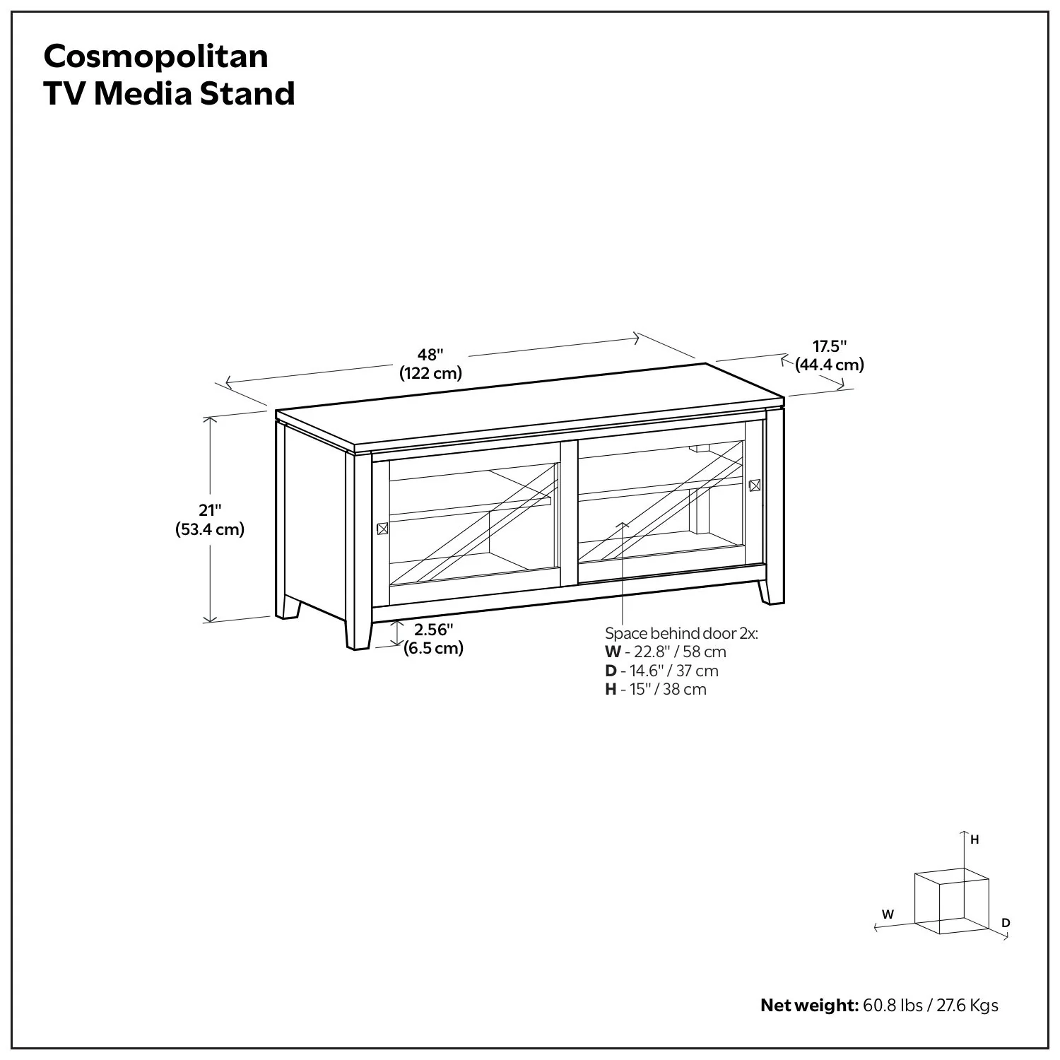 Cosmopolitan - Handcrafted TV Media Stand - Image 14