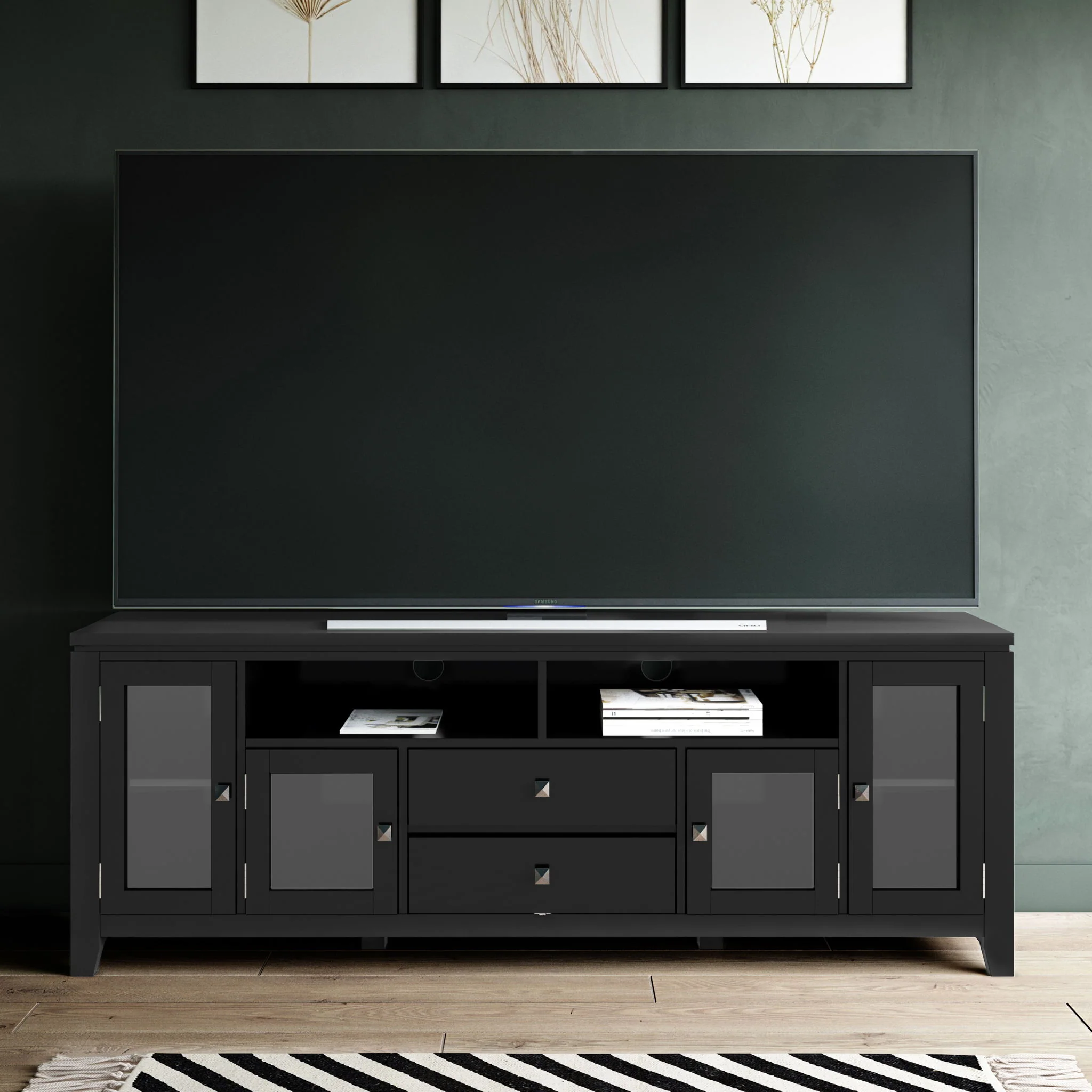 Cosmopolitan - Handcrafted Wide TV Media Stand - Image 24