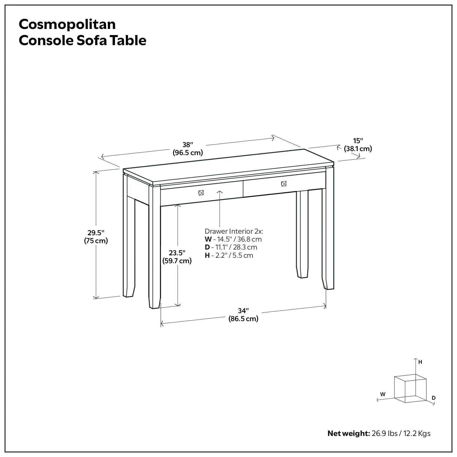 Cosmopolitan - Multipurpose Table - Image 3