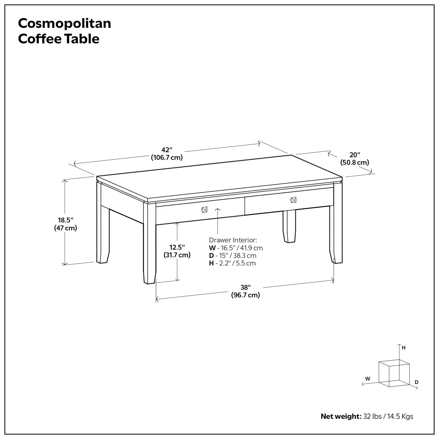 Cosmopolitan - Multipurpose Table - Image 8