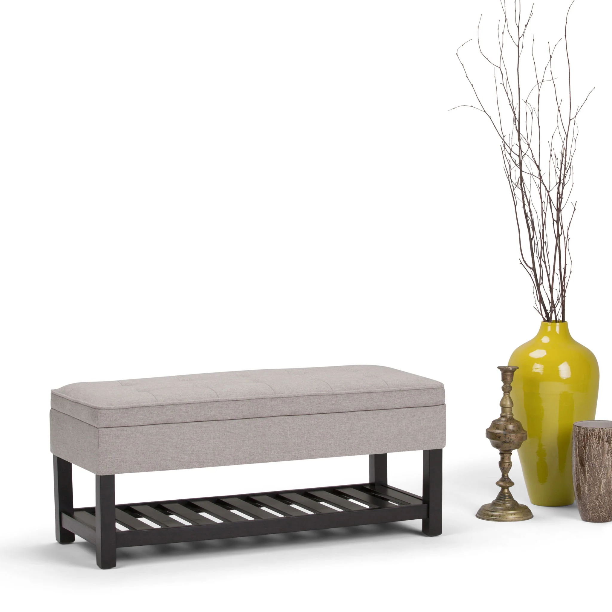 Cosmopolitan - Storage Ottoman Bench With Open Bottom - Image 10