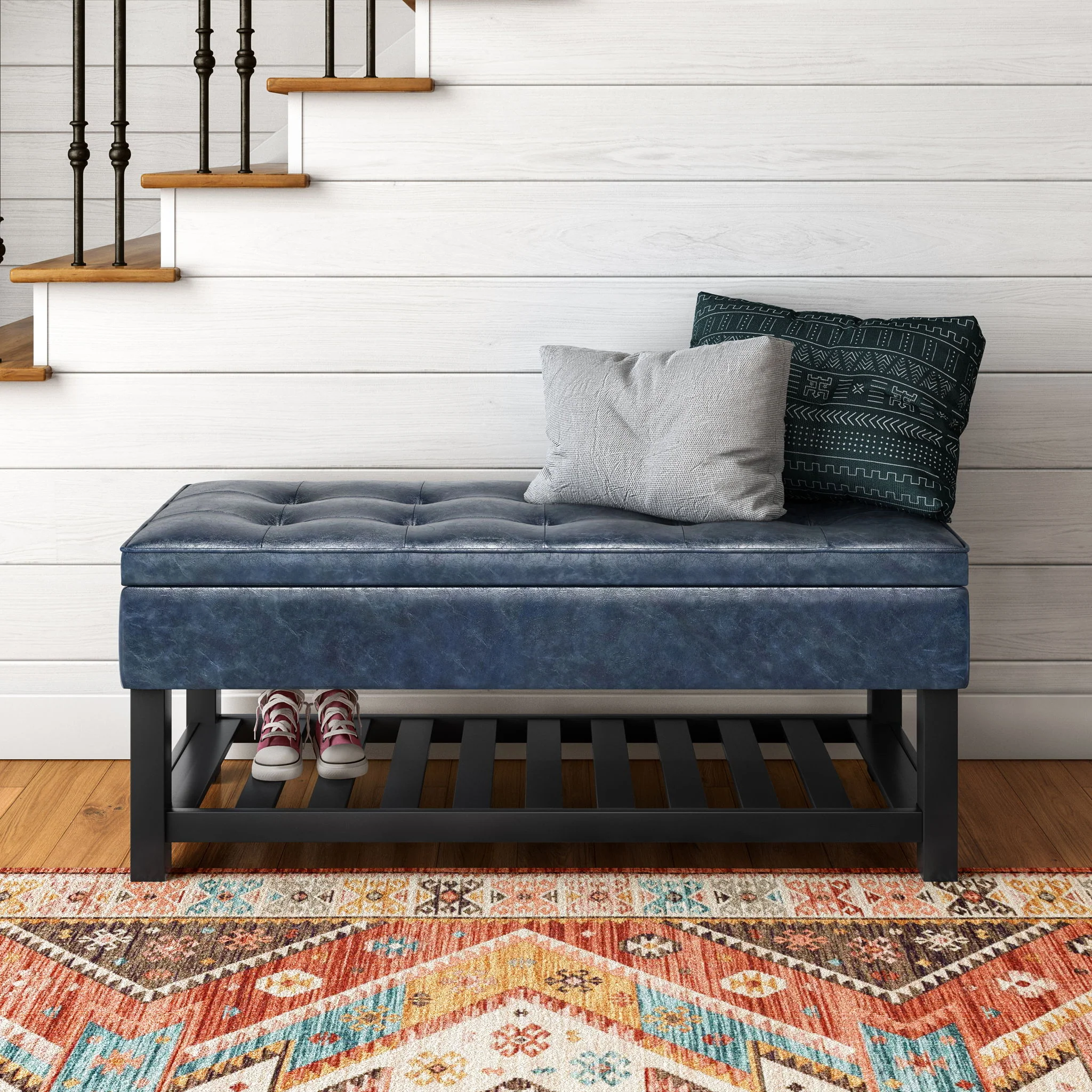Cosmopolitan - Storage Ottoman Bench With Open Bottom - Image 23