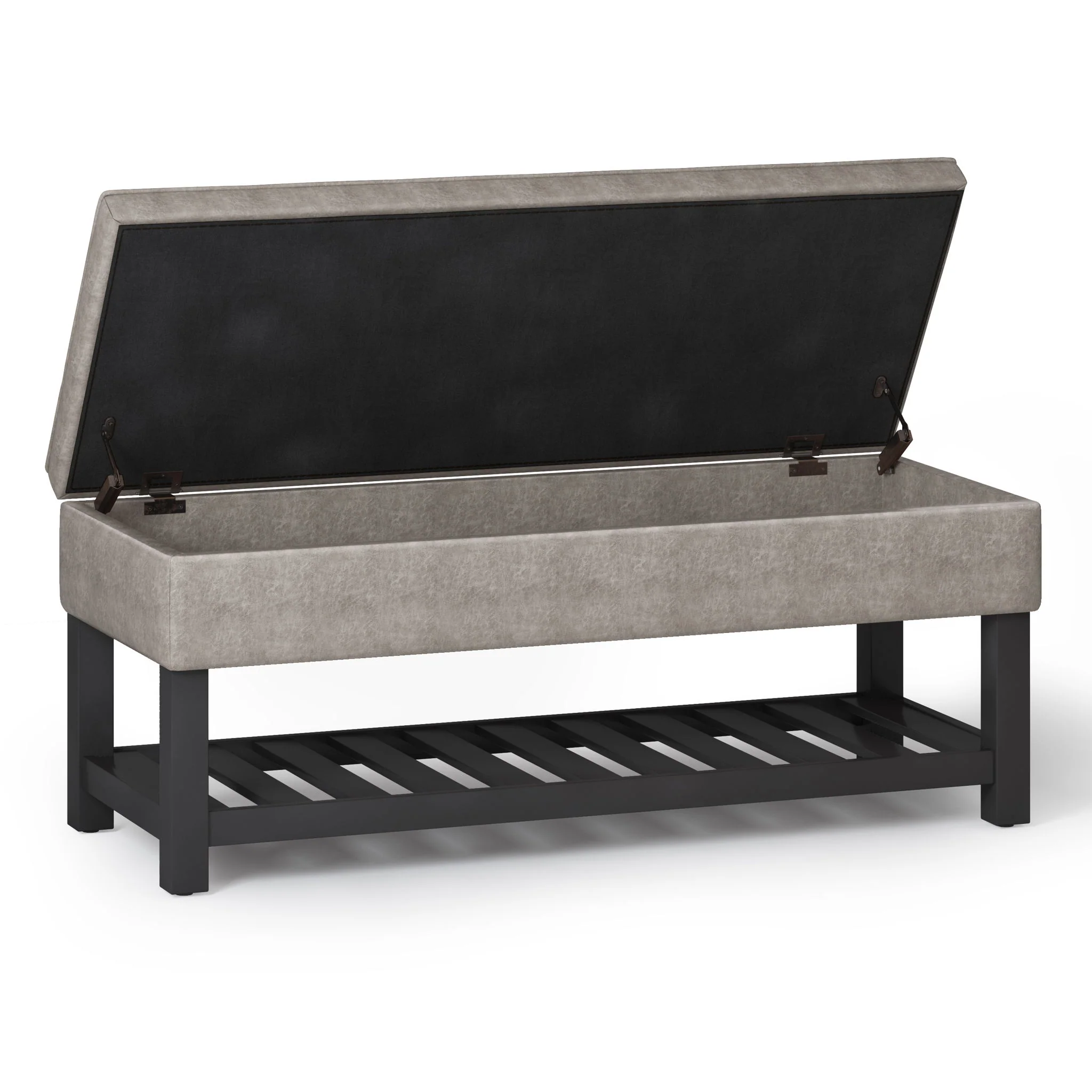 Cosmopolitan - Storage Ottoman Bench With Open Bottom - Image 36