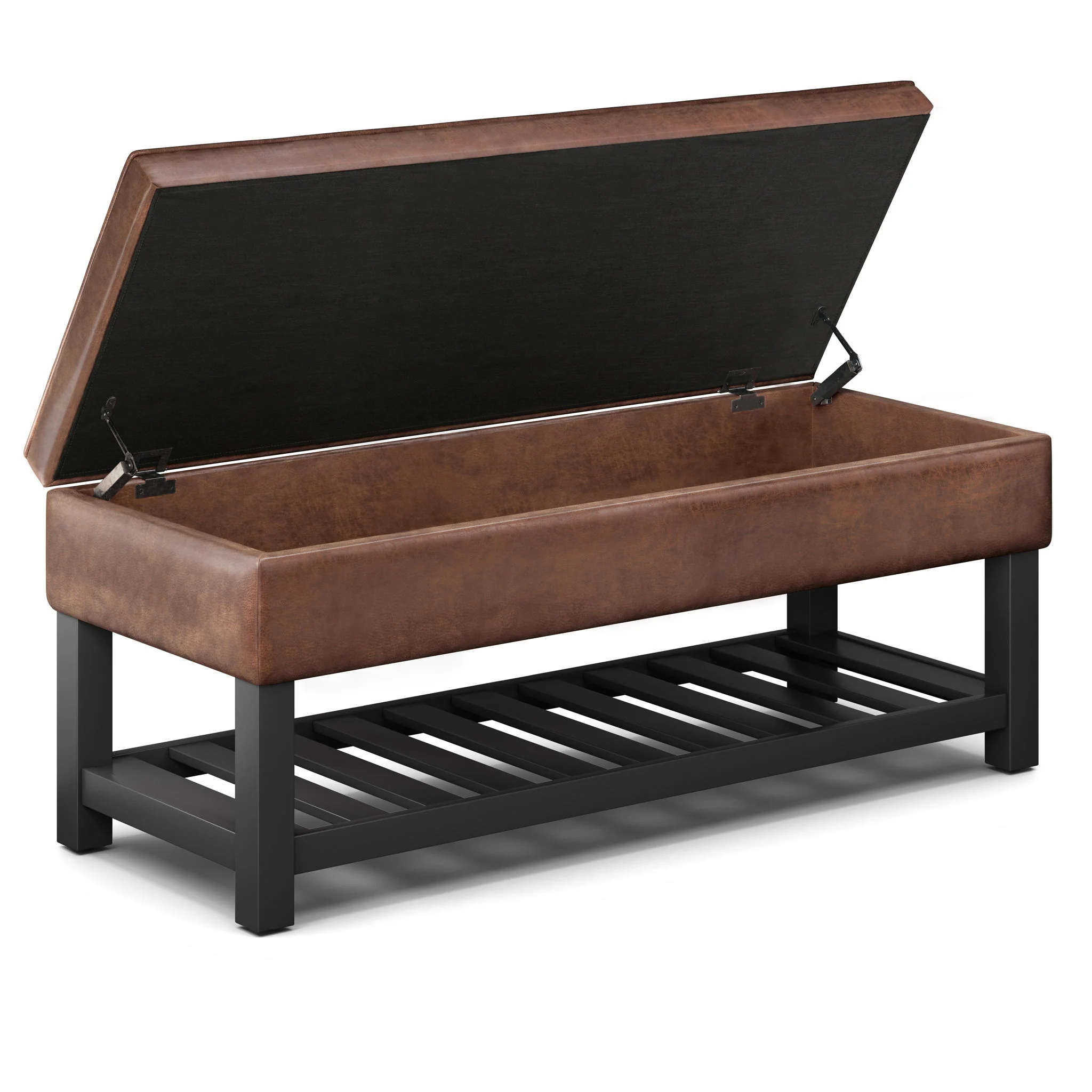 Cosmopolitan - Storage Ottoman Bench With Open Bottom - Image 37