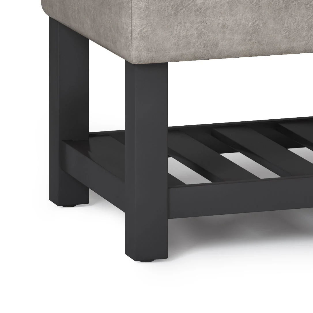 Cosmopolitan - Storage Ottoman Bench With Open Bottom - Image 38