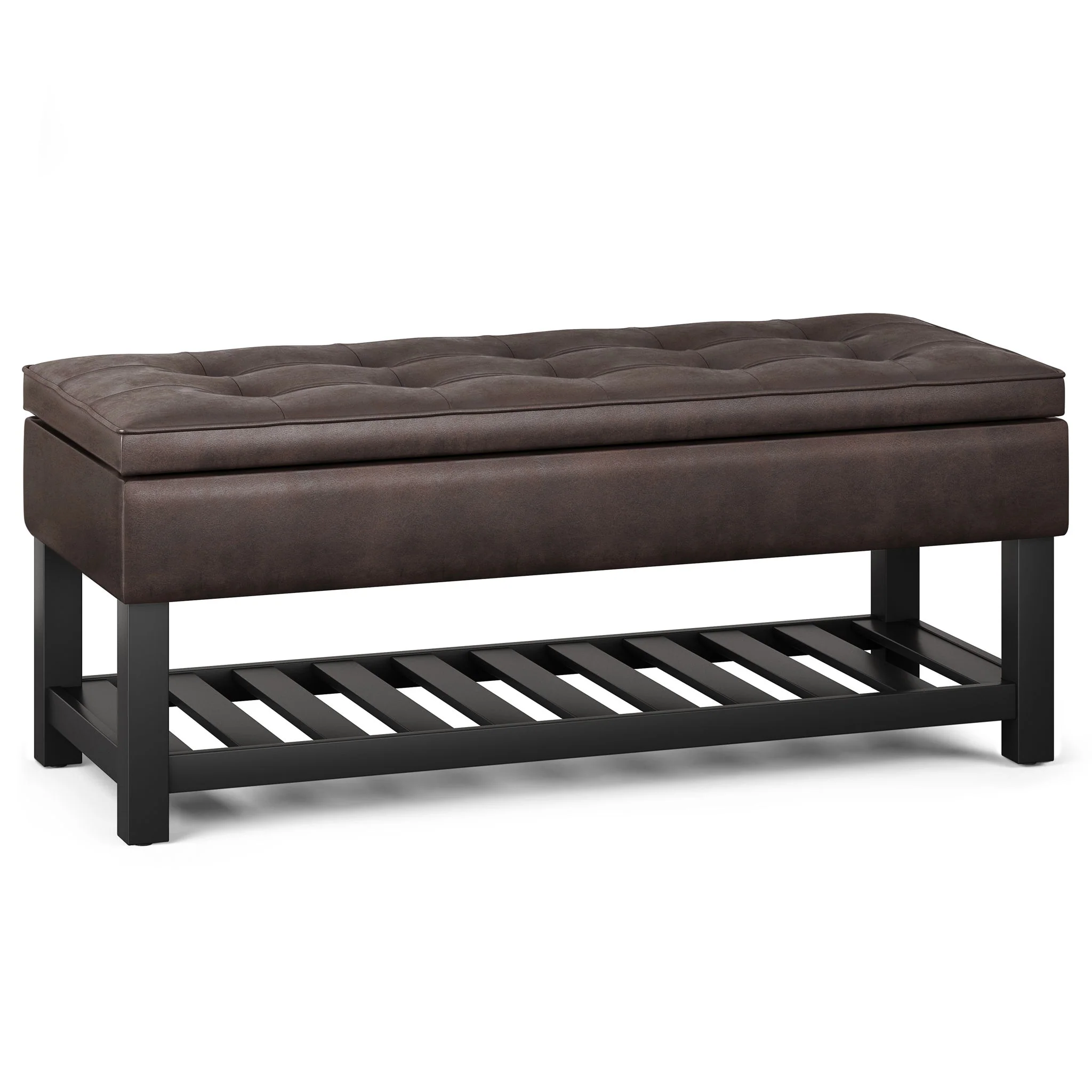 Cosmopolitan - Storage Ottoman Bench With Open Bottom - Image 4