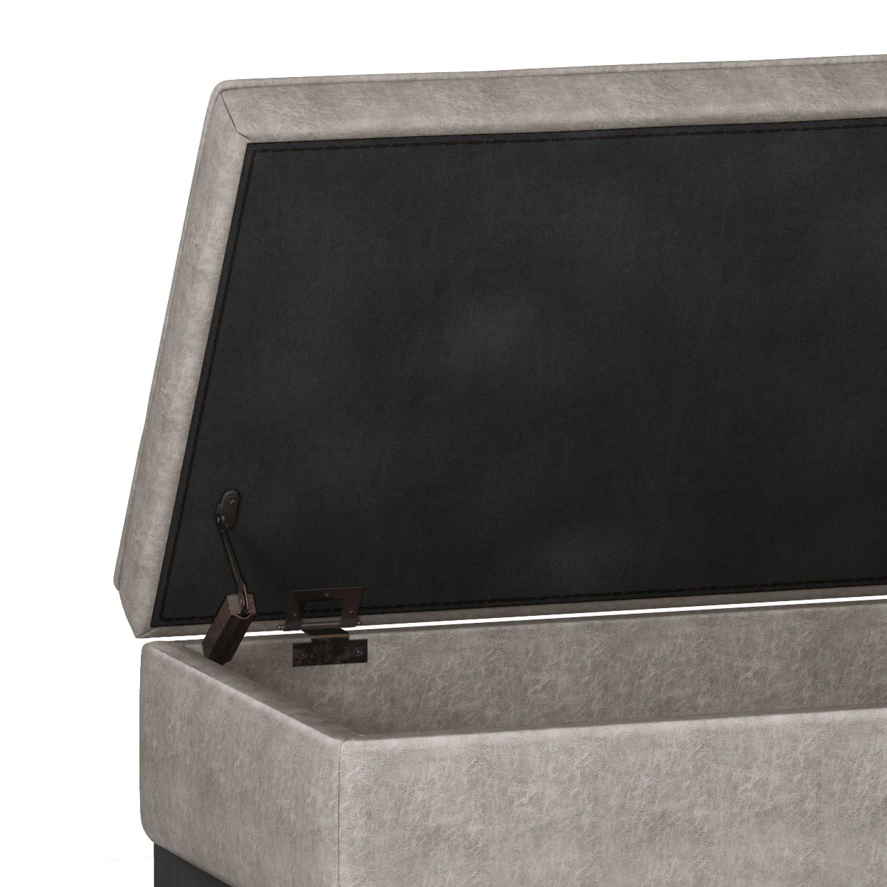 Cosmopolitan - Storage Ottoman Bench With Open Bottom - Image 44