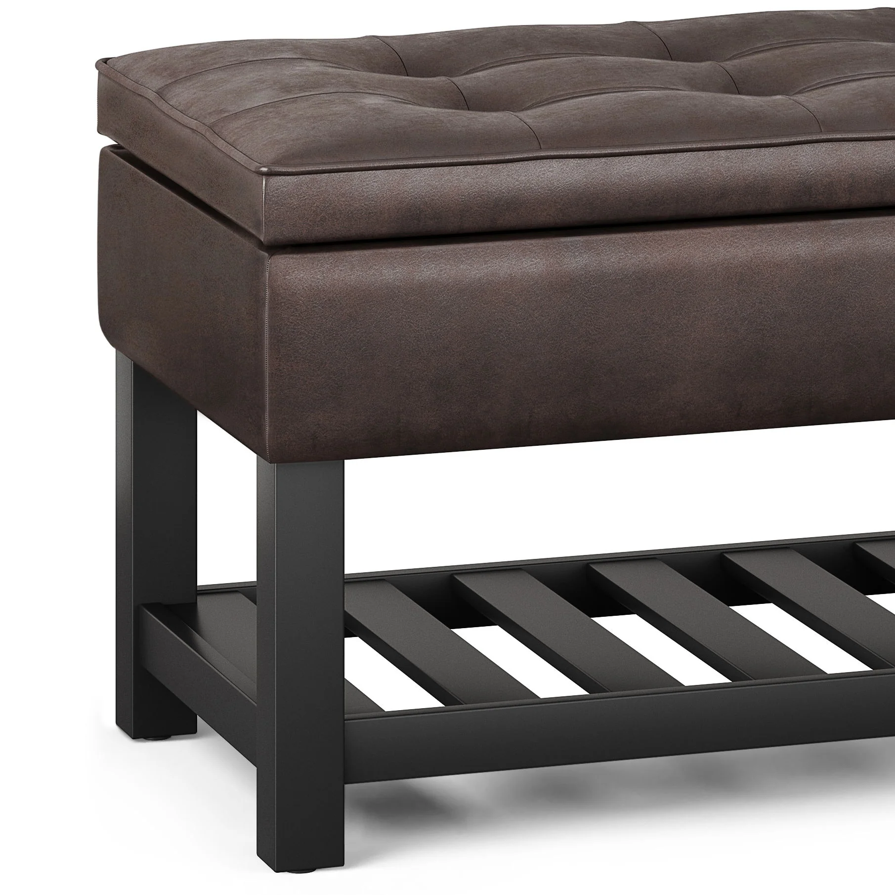 Cosmopolitan - Storage Ottoman Bench With Open Bottom - Image 9