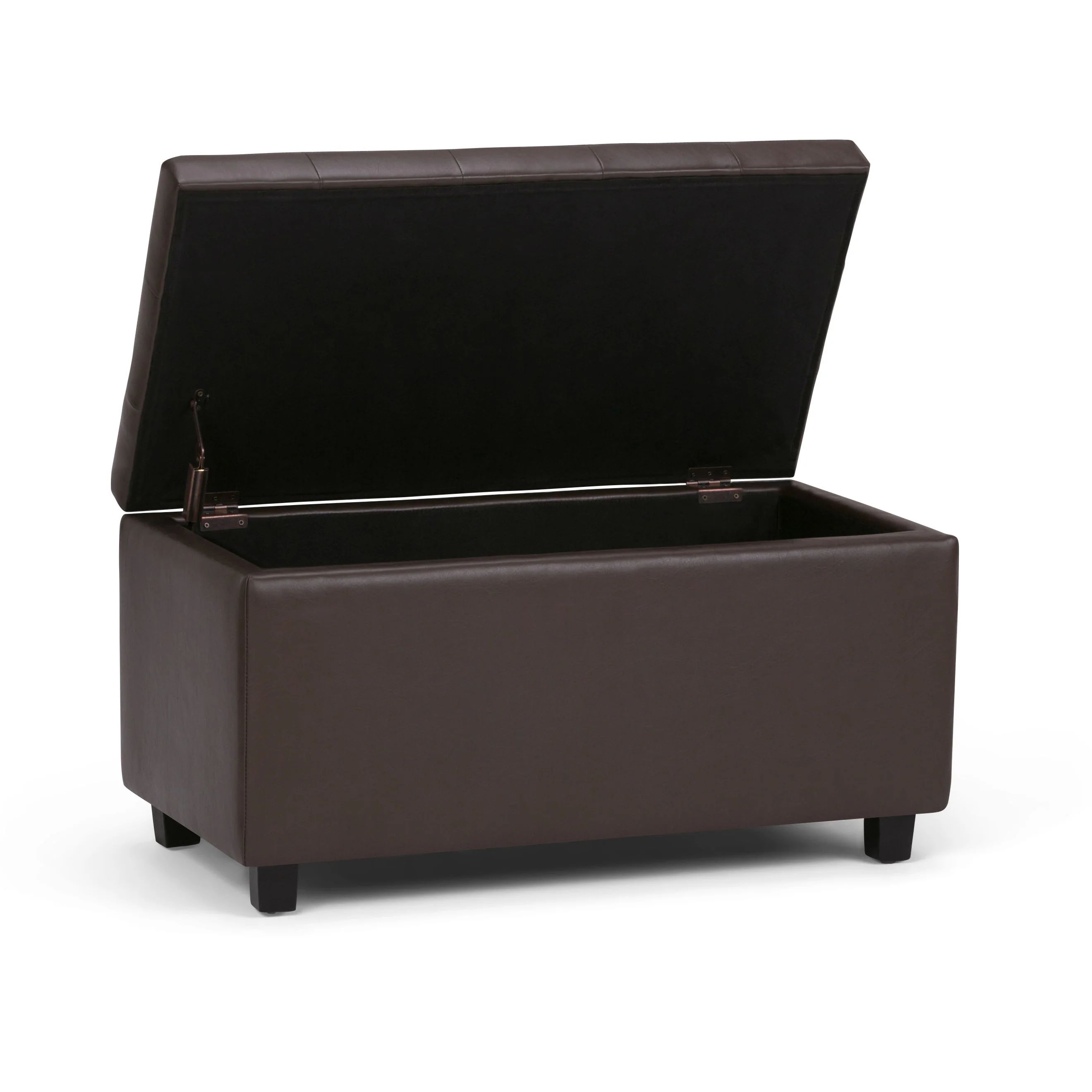 Cosmopolitan - Storage Ottoman - Chocolate Brown - Image 3