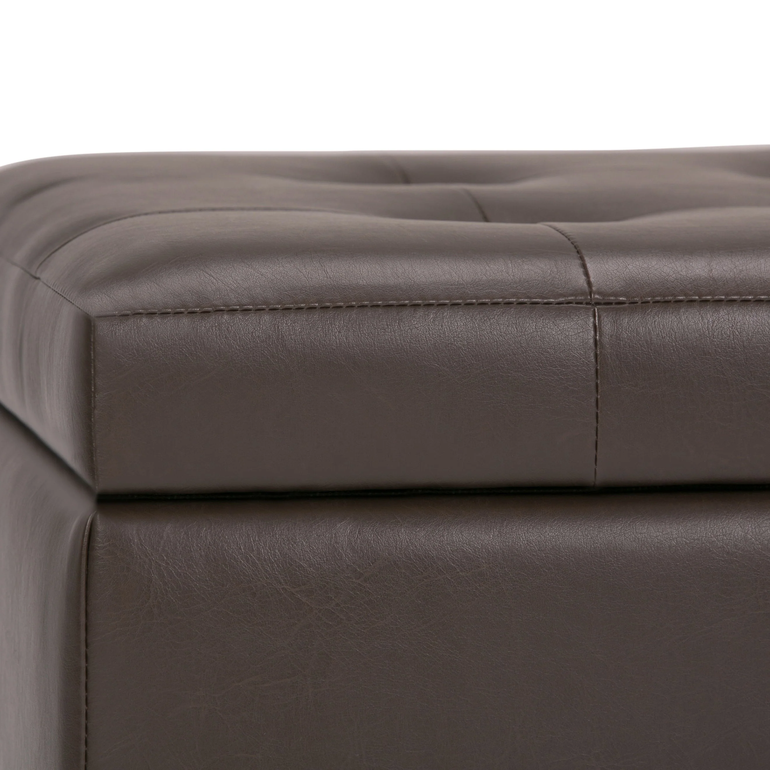 Cosmopolitan - Storage Ottoman - Chocolate Brown - Image 5