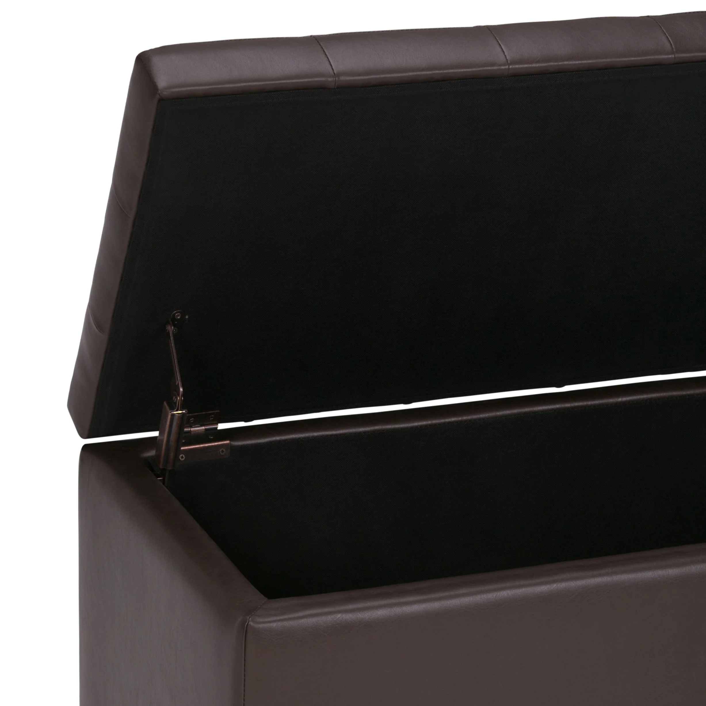 Cosmopolitan - Storage Ottoman - Chocolate Brown - Image 6