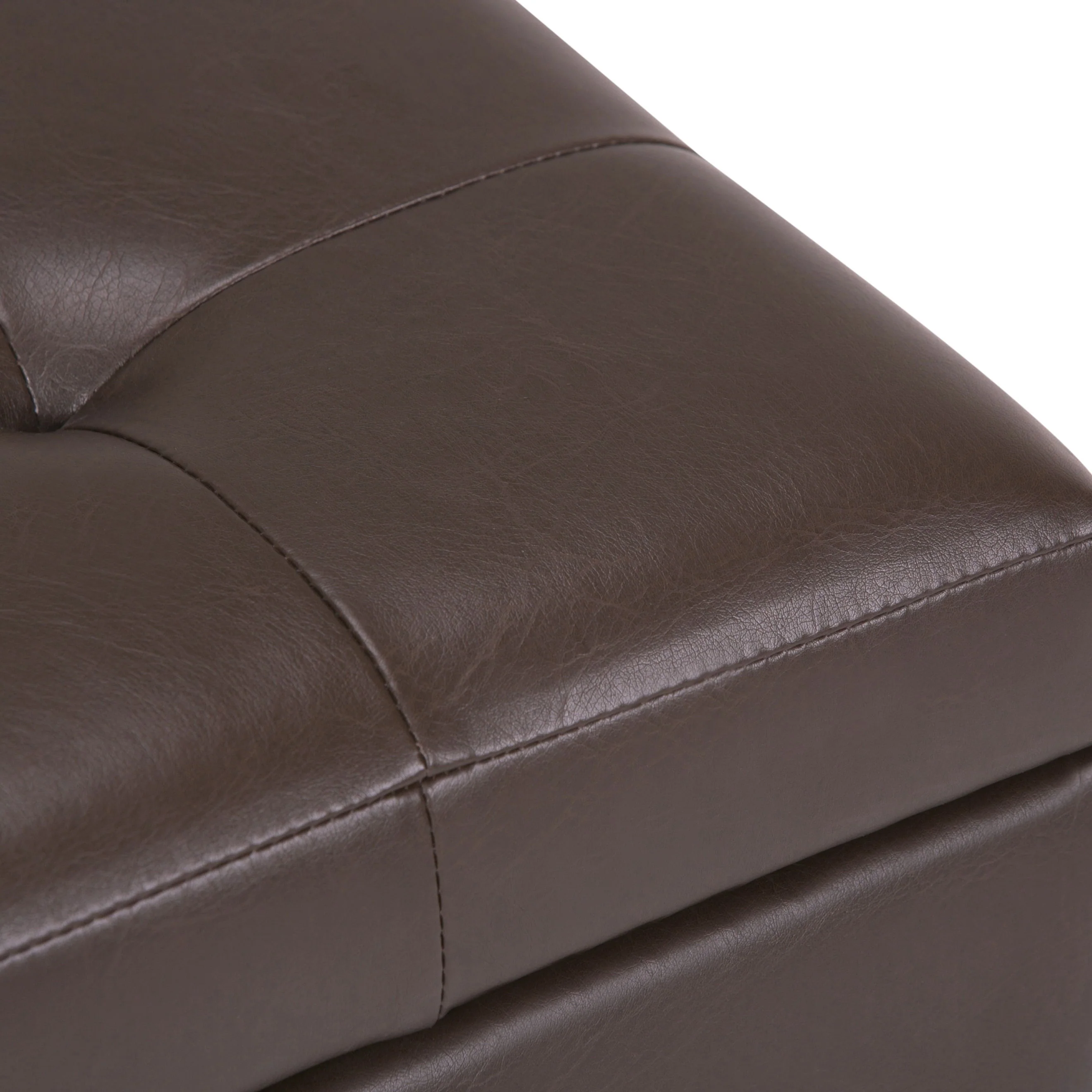 Cosmopolitan - Storage Ottoman - Chocolate Brown - Image 7
