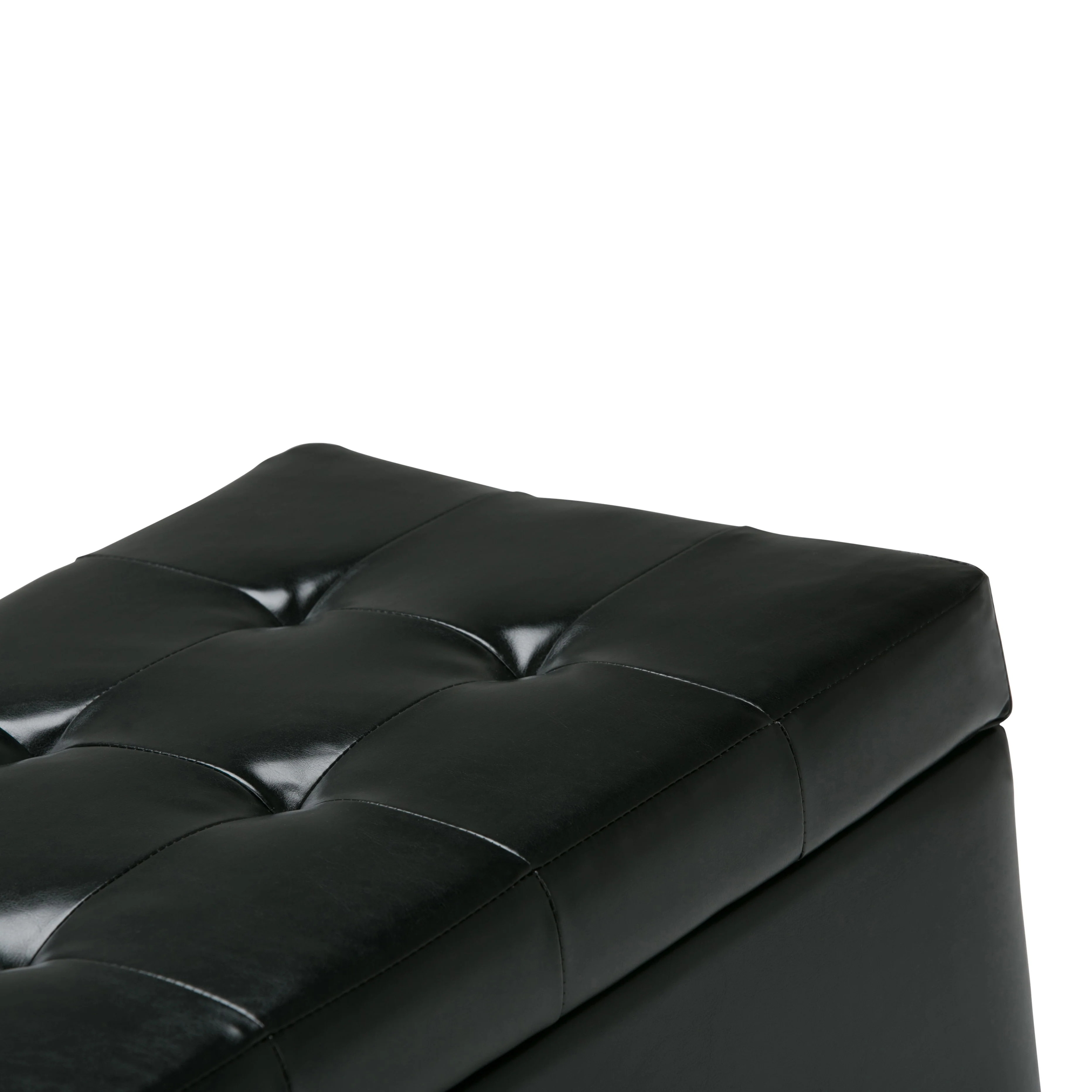 Cosmopolitan - Storage Ottoman - Midnight Black - Image 5
