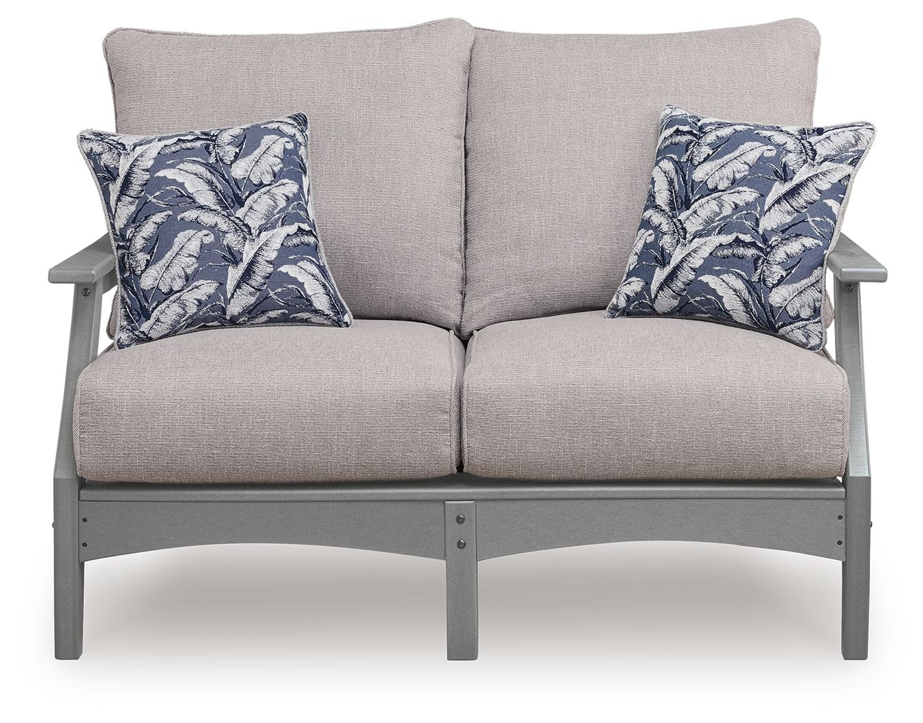 Cove Beach - Loveseat With Cushion - Gray - Image 4