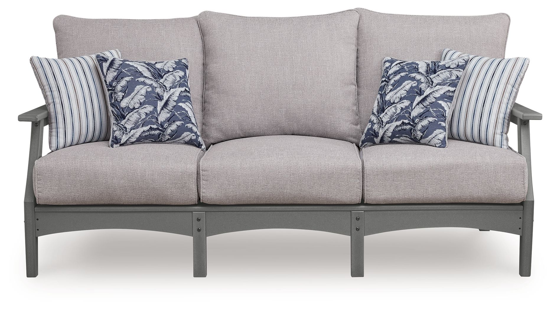Cove Beach - Sofa With Cushion - Gray - Image 5
