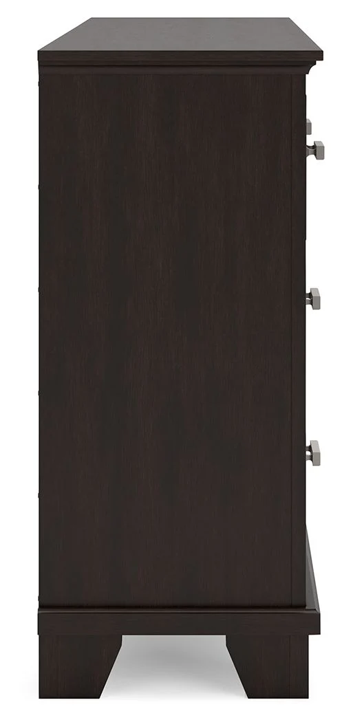 Covetown - Dresser - Dark Brown - Image 7