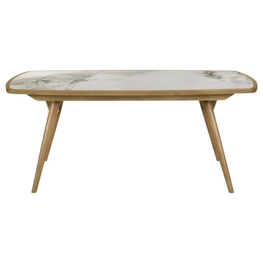 Croyden - 73" Rectangular Dining Table - Weathered Natural - Image 3