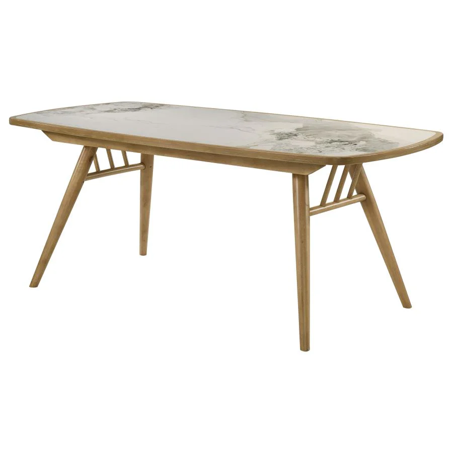 Croyden - 73" Rectangular Dining Table - Weathered Natural - Image 4