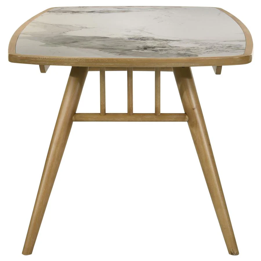 Croyden - 73" Rectangular Dining Table - Weathered Natural - Image 5