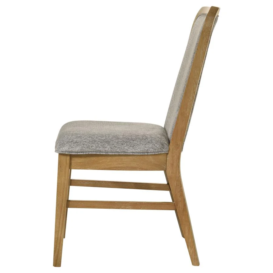 Croyden - Dining Side Chair (Set of 2) - Gray / Weathered Natural - Image 6