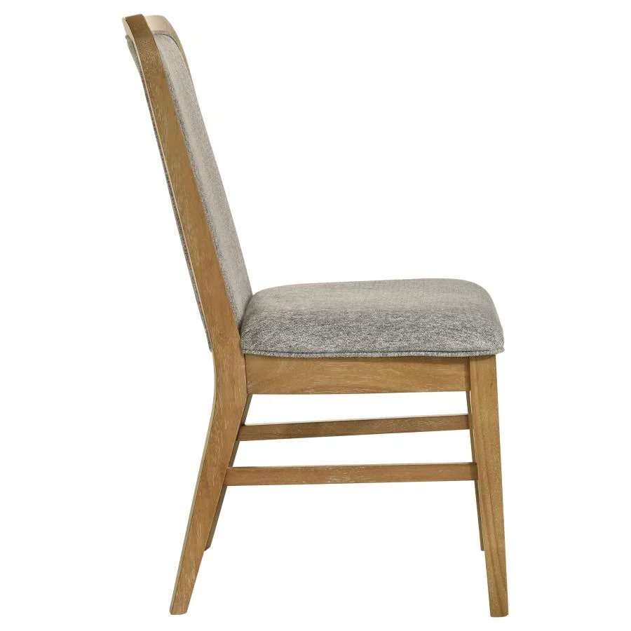 Croyden - Dining Side Chair (Set of 2) - Gray / Weathered Natural - Image 9