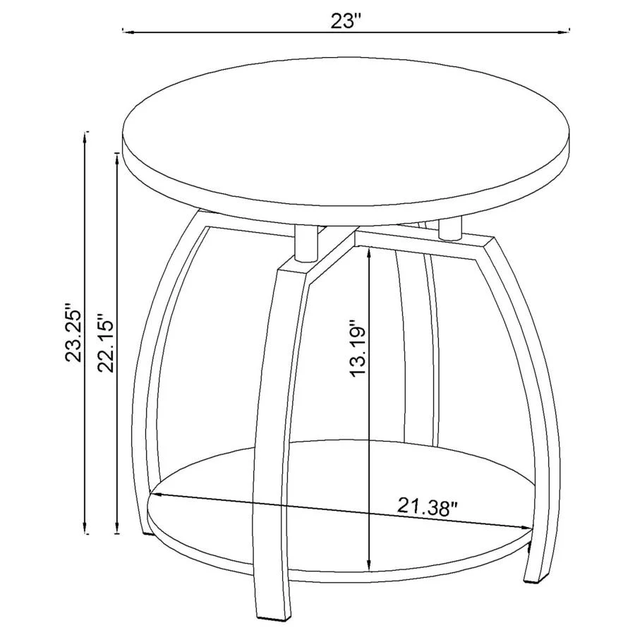 Dacre - Round Coffee And End Table Set - Image 13