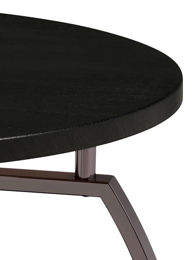 Dacre - Round Engineered Wood Top Table - Image 6