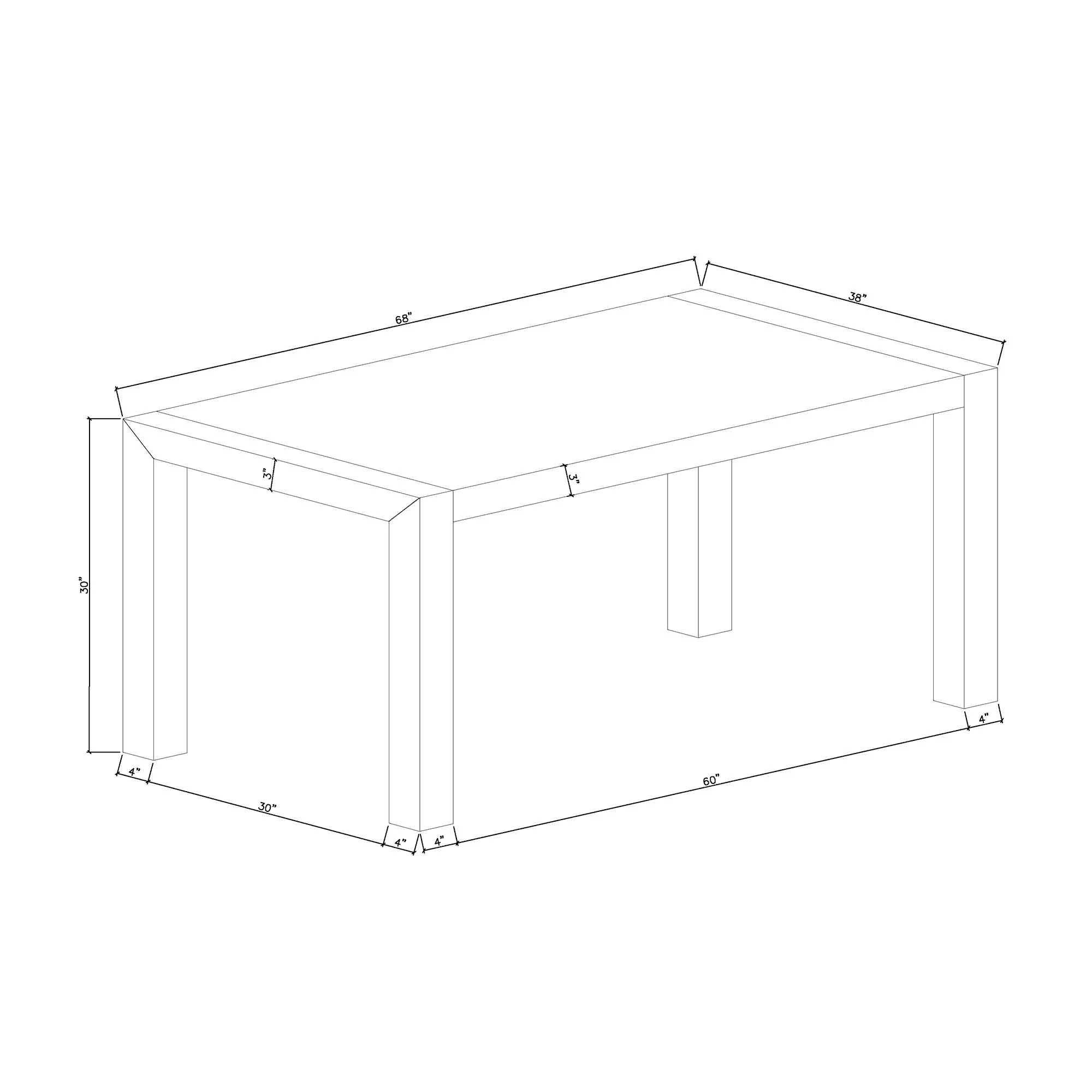 Dahiris - Dining Table - Black - Image 5