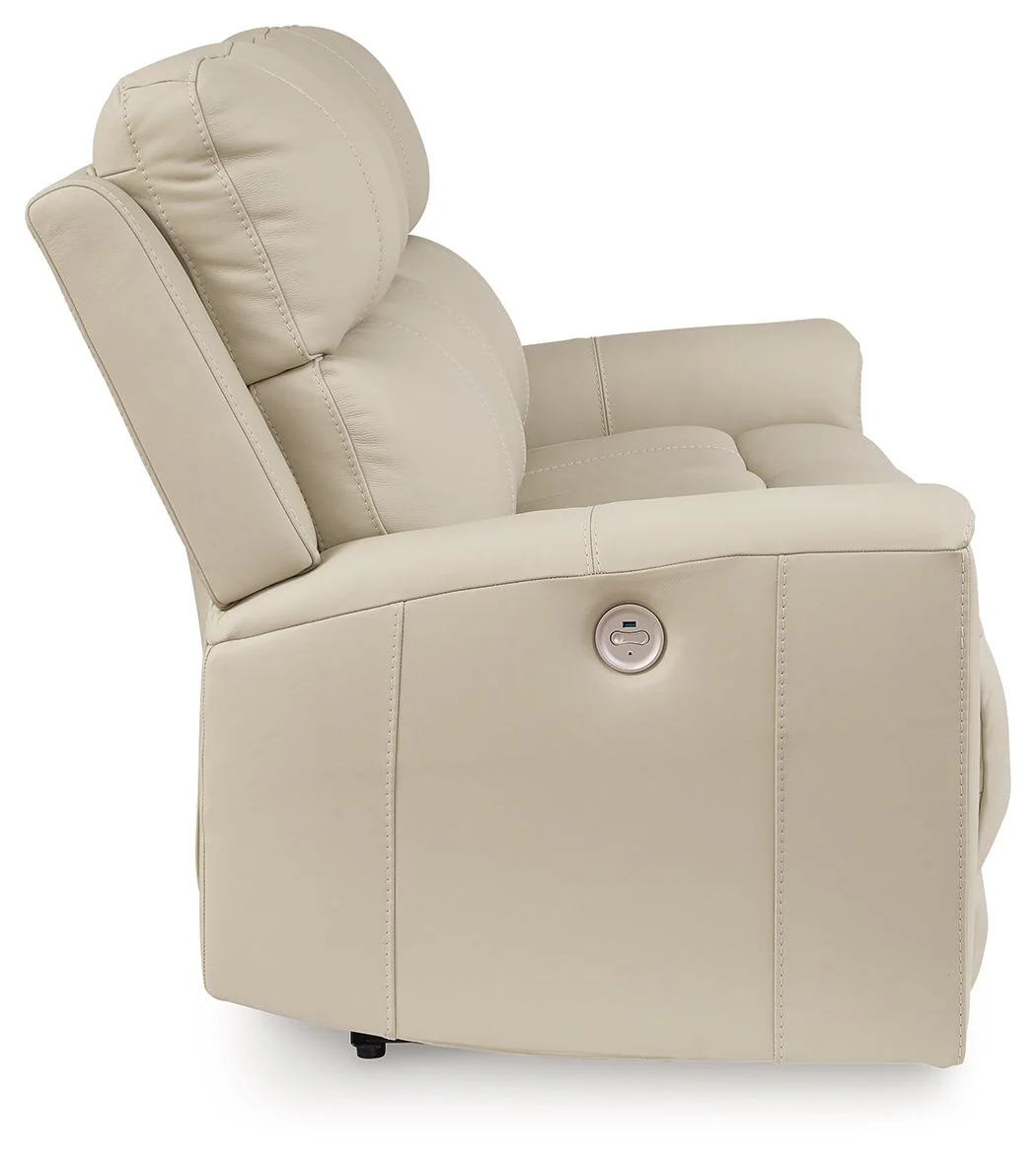 Dahlmoore - Power Reclining Sofa - Almond - Image 7