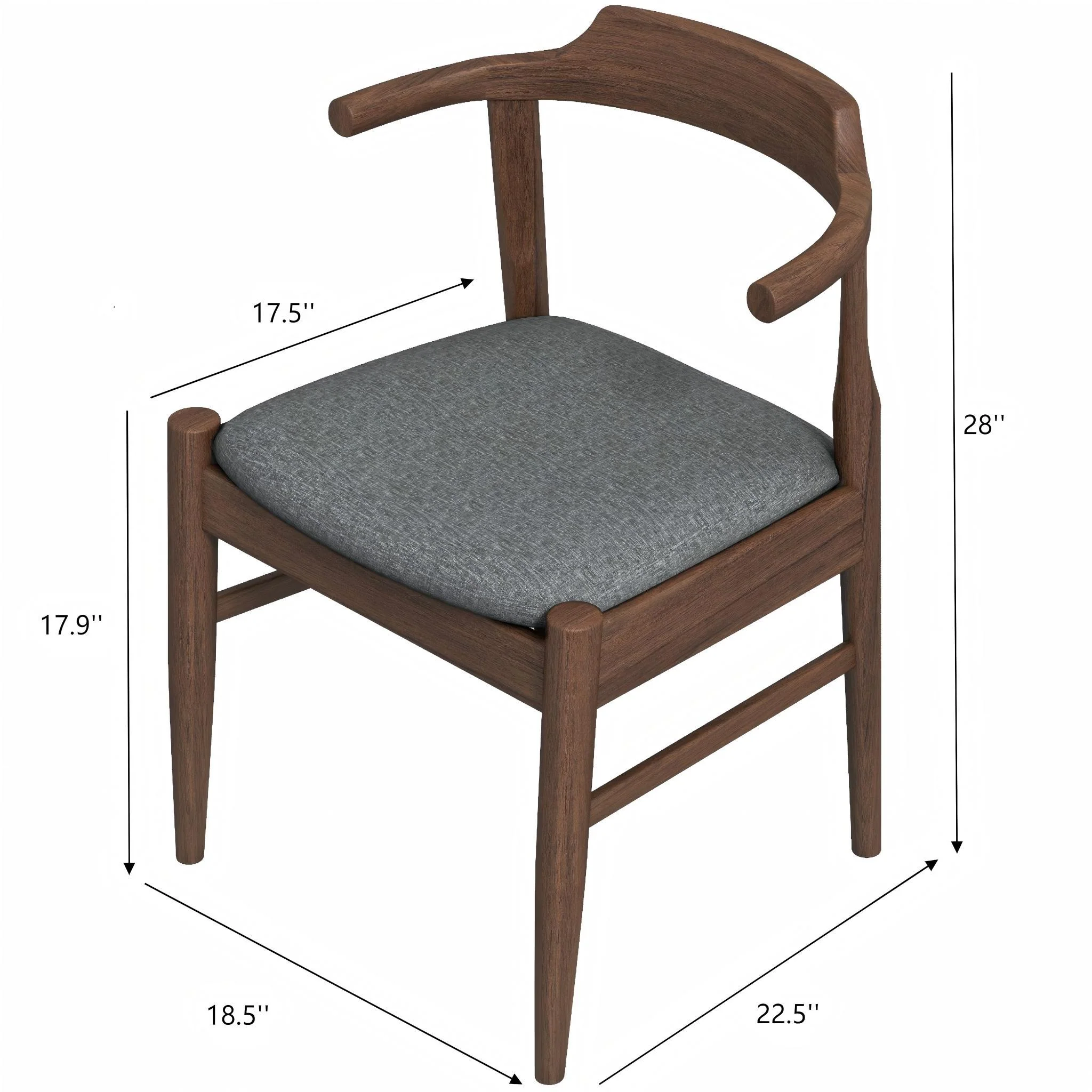Daisy - Mid-Century Modern Dining Chair (Set of 2) - Image 2