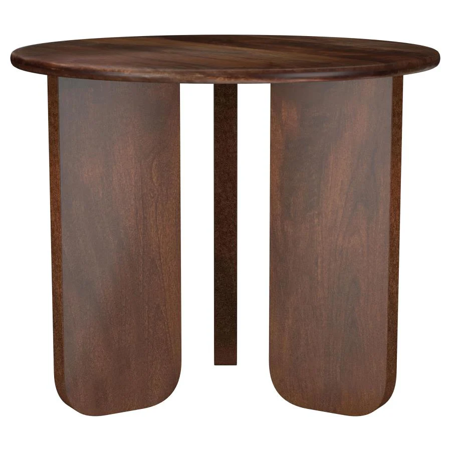 Dale - Round Solid Mango Wood Table - Image 2