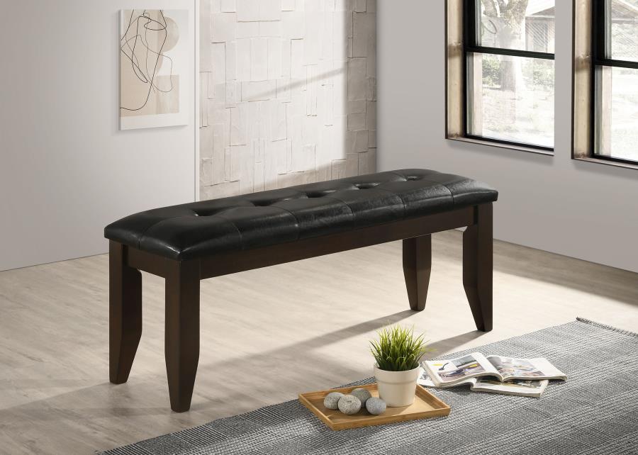 Dalila - Tufted Upholstered Dining Bench - Image 4