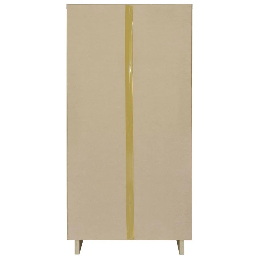 Dalton - 6-Shelf Bookcase - White And Distressed Pine - Image 6