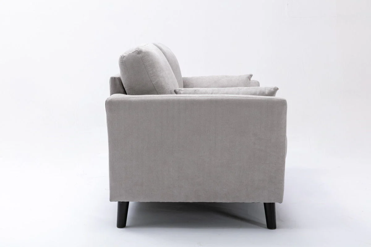 Damian - Woven Fabric Loveseat - Image 5