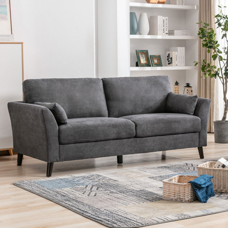 Damian - Woven Fabric Sofa - Image 2