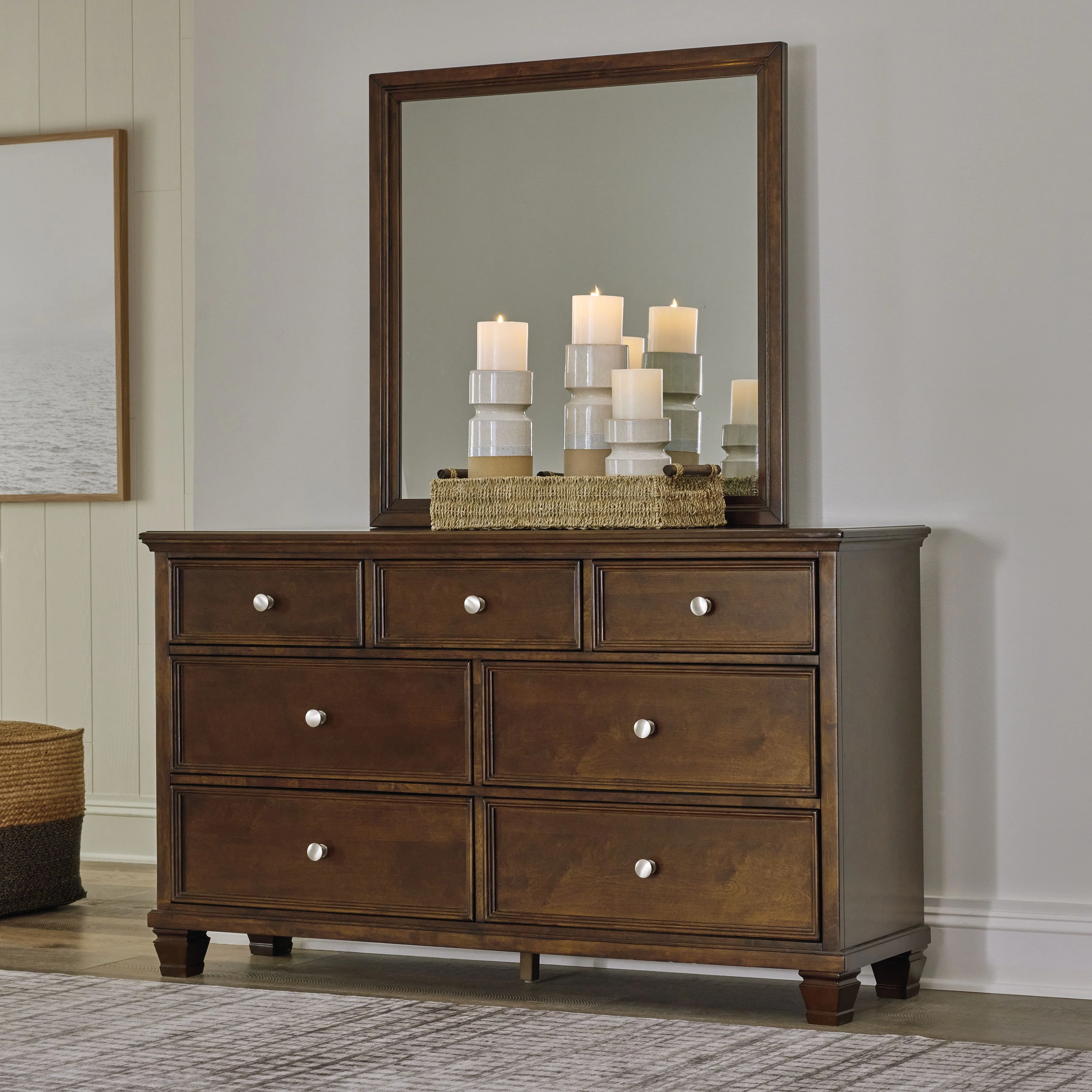 Danabrin - Dresser And Mirror - Brown - Image 9