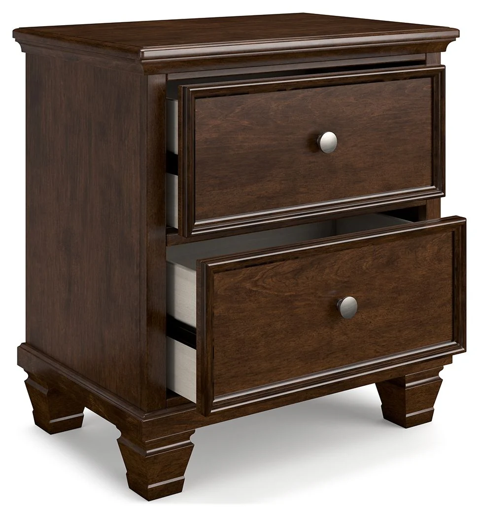 Danabrin - Two Drawer Nightstand - Brown - Image 3