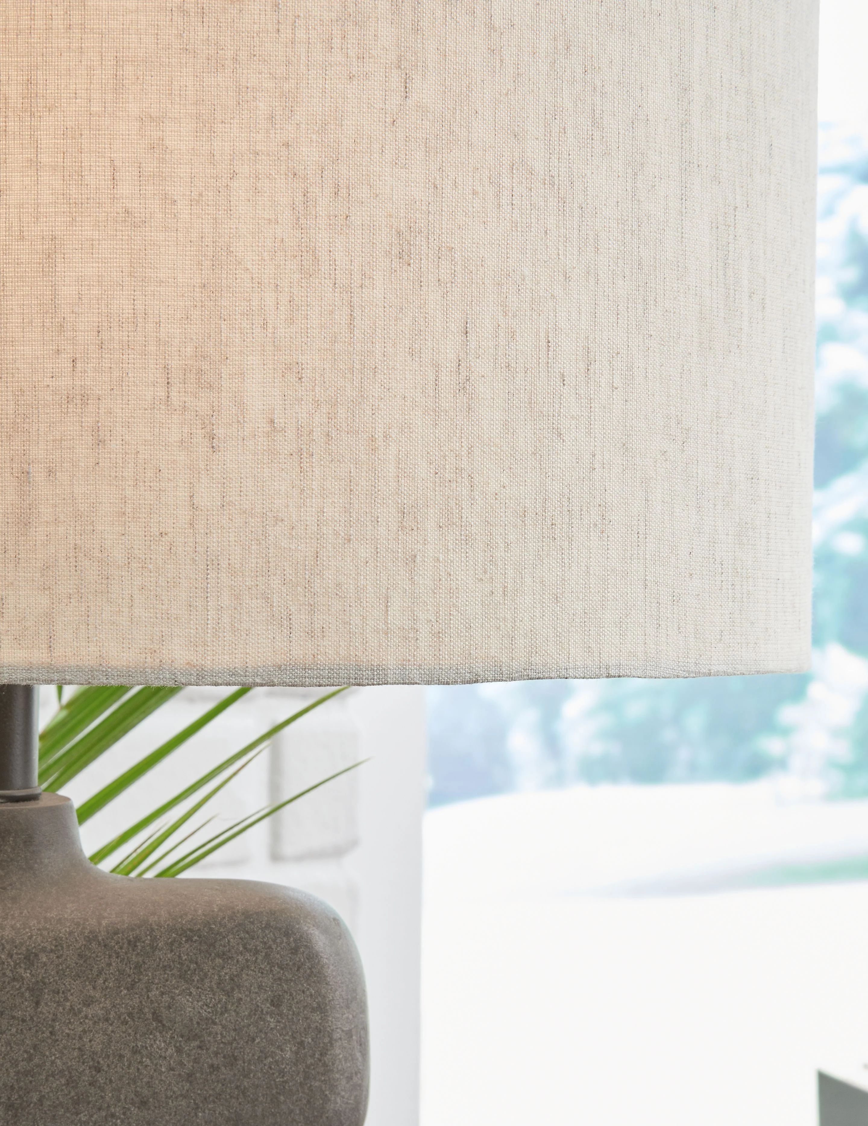 Danacy - Paper Table Lamp - Distressed Black - Image 2